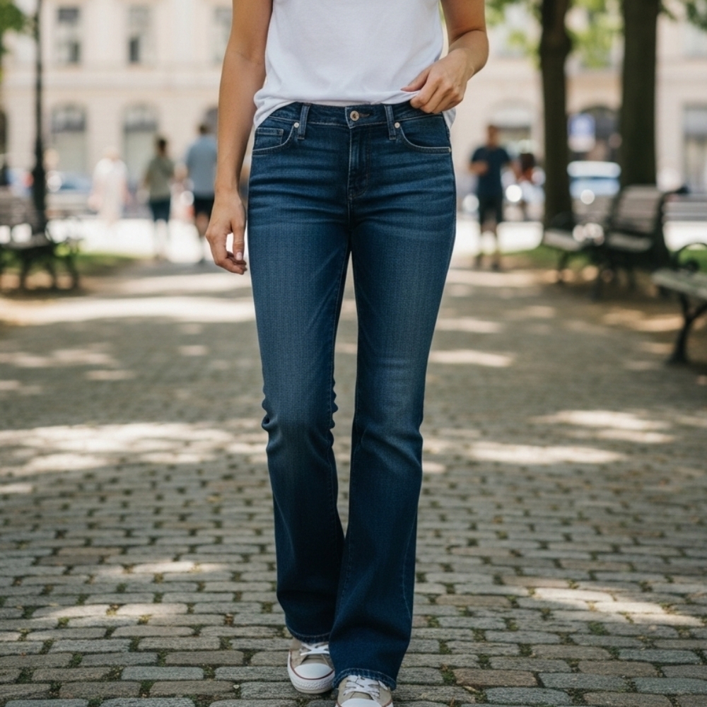 **Adriano Goldschmied** Angelina Petite Boot Cut Jeans.